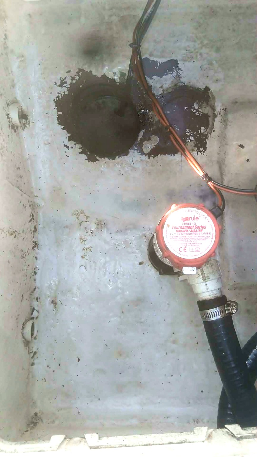 Lower unit pressure test